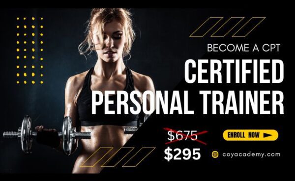 Become a certified personal trainer and pass your exam. ACE, NASM, ISSA