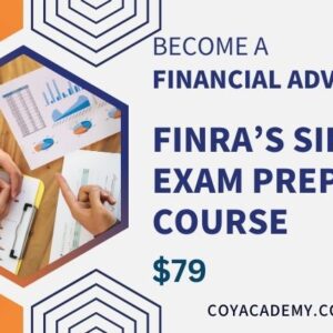 Become a financial advisor by mastering the FINRA SIE exam prep course.