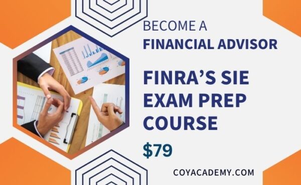 Become a financial advisor by mastering the FINRA SIE exam prep course.